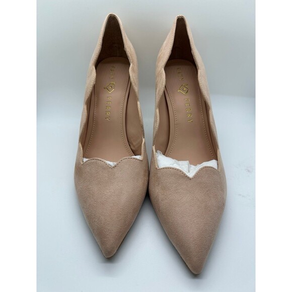 Katy Perry size 9.5 light tan microsuede pump - Picture 1 of 7
